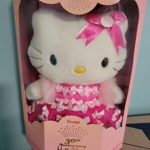 Sanrio Hello Kitty 30th Anniversary Plush New in Box
